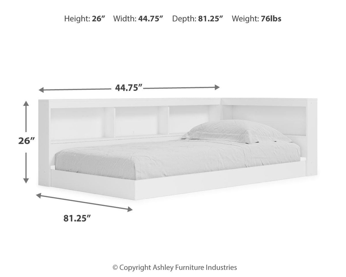 Piperton Twin Bookcase Storage Bed
