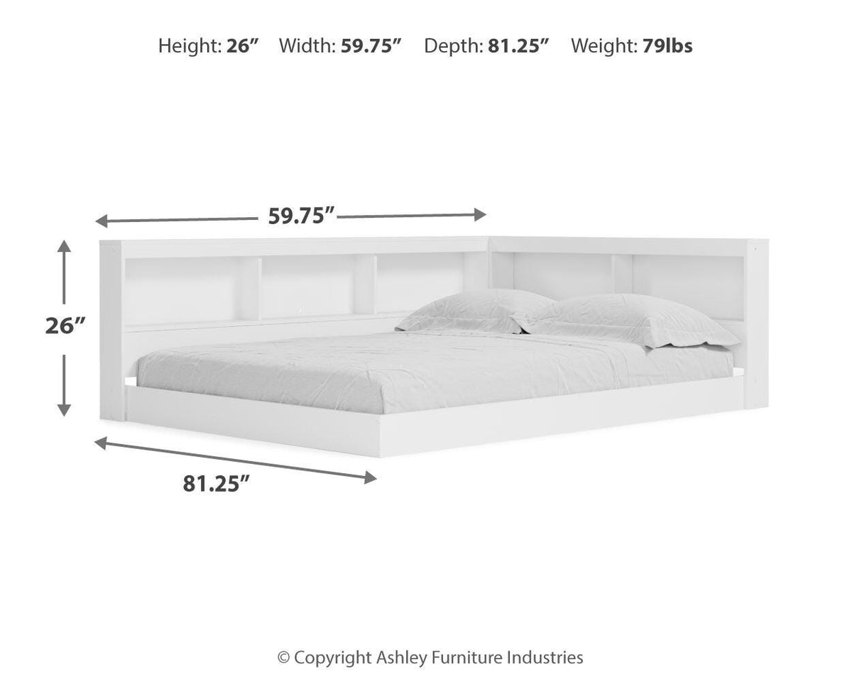 Piperton Full Bookcase Storage Bed