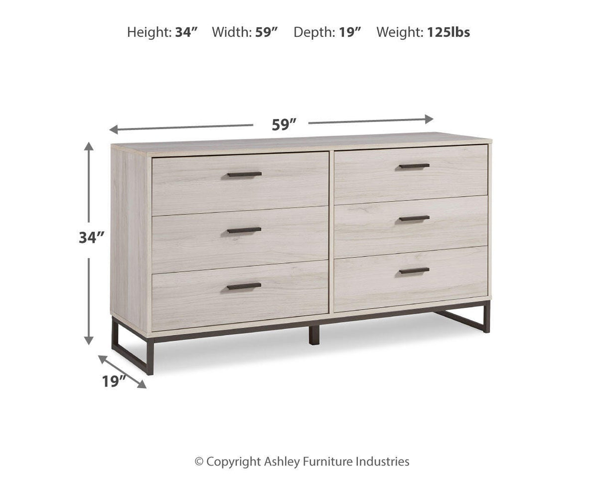 Socalle Six Drawer Dresser