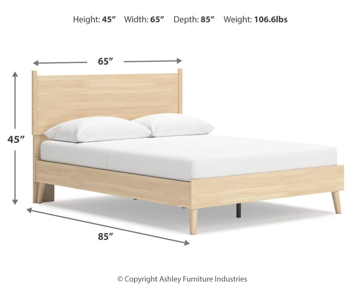 Cabinella Queen Platform Panel Bed