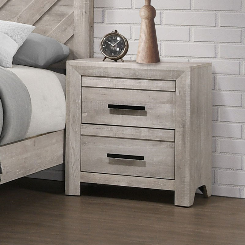 Ellen White Twin Bed 3PC Bedroom Set