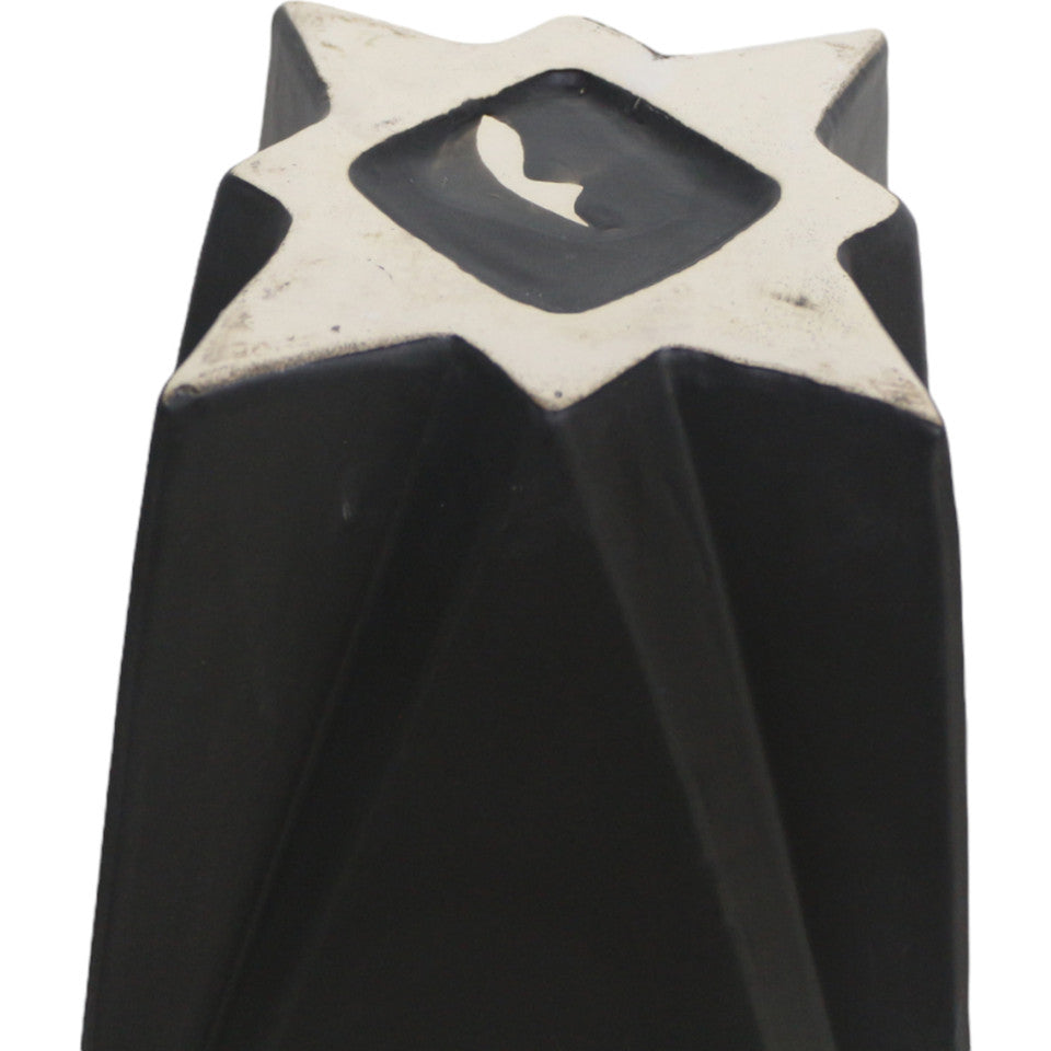 31" Bonney Large Black Cer Vase