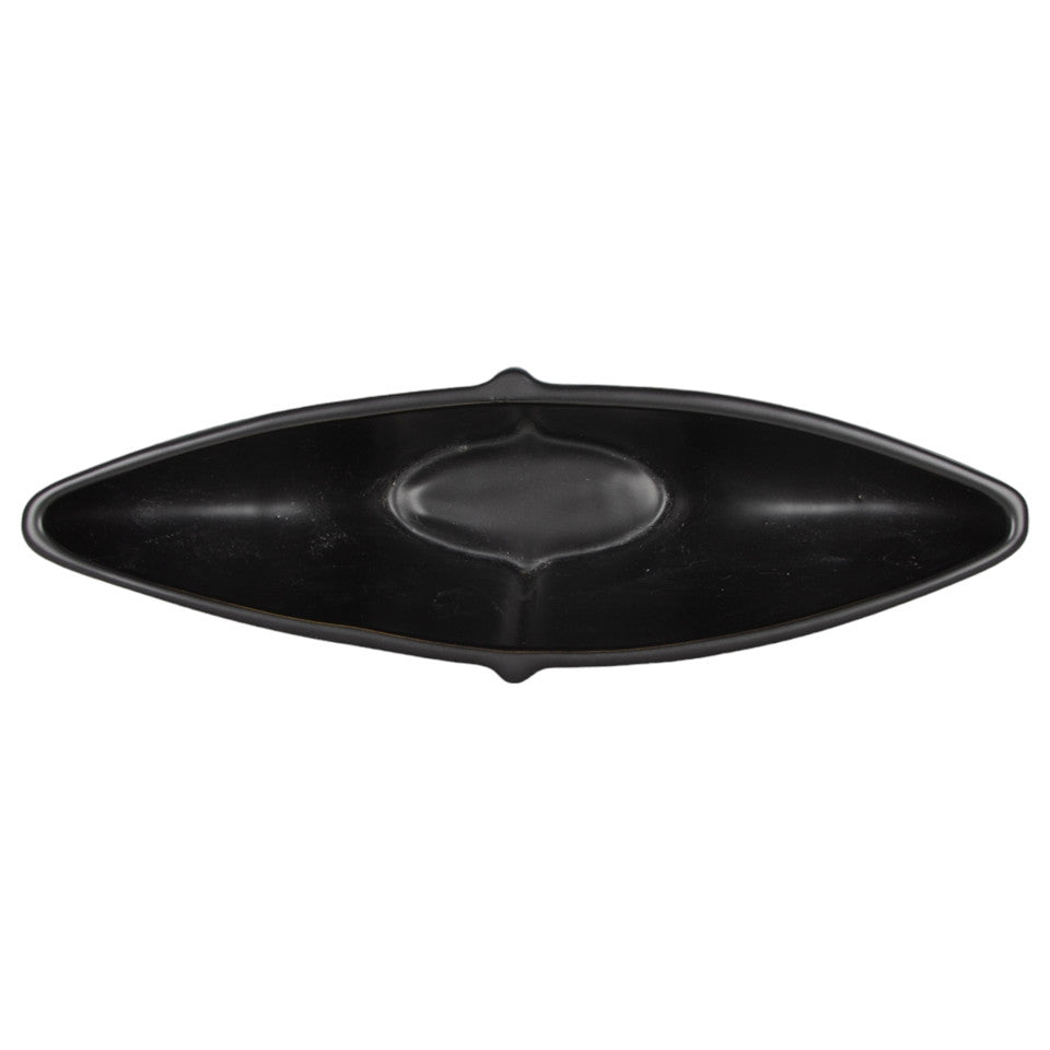 Lámpara de mesa de mármol Odina de 27 pulgadas, color negro y blanco