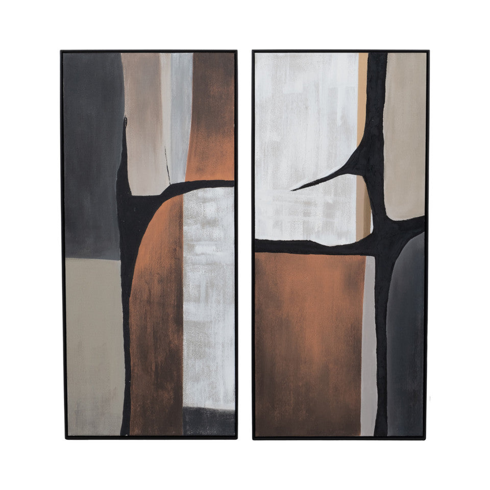 Linus Handpainted Art - Set of 2 (22x50" each)