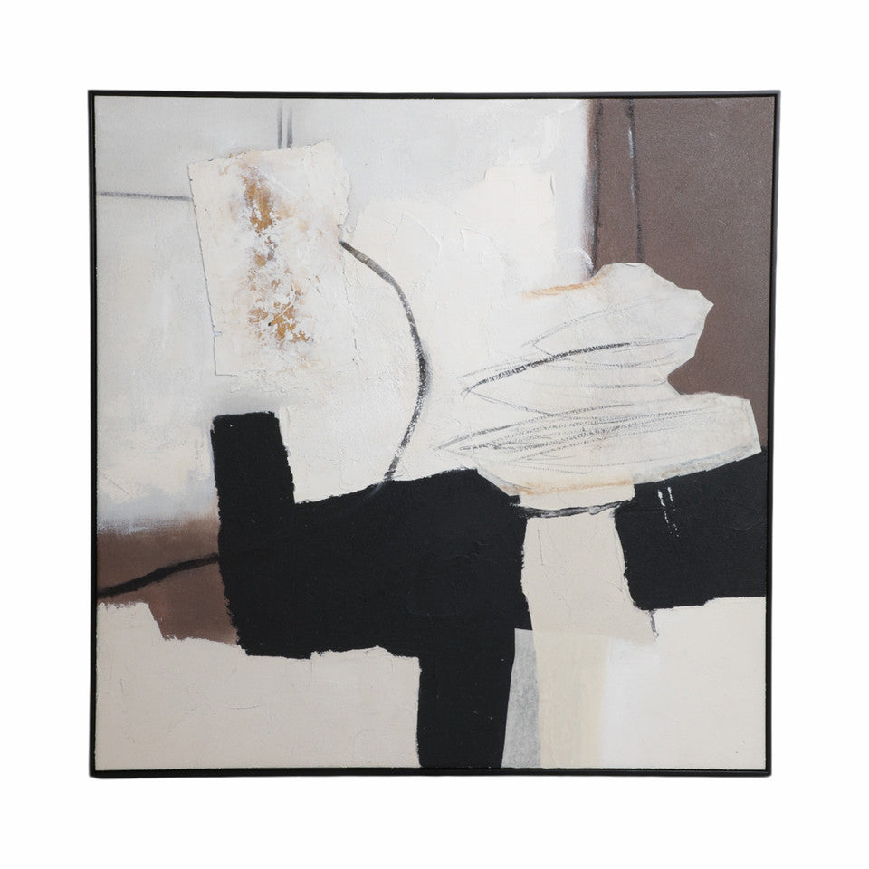 Tiago Handpainted Wall Art - 40x40"