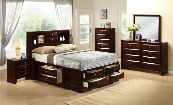 Emily King Storage 3Pc Bedroom Set