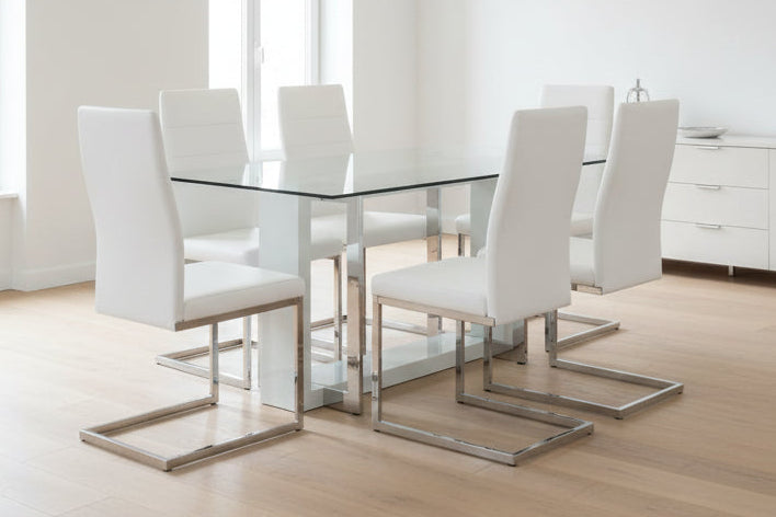 Olymplia Glass 7PC Dining Set