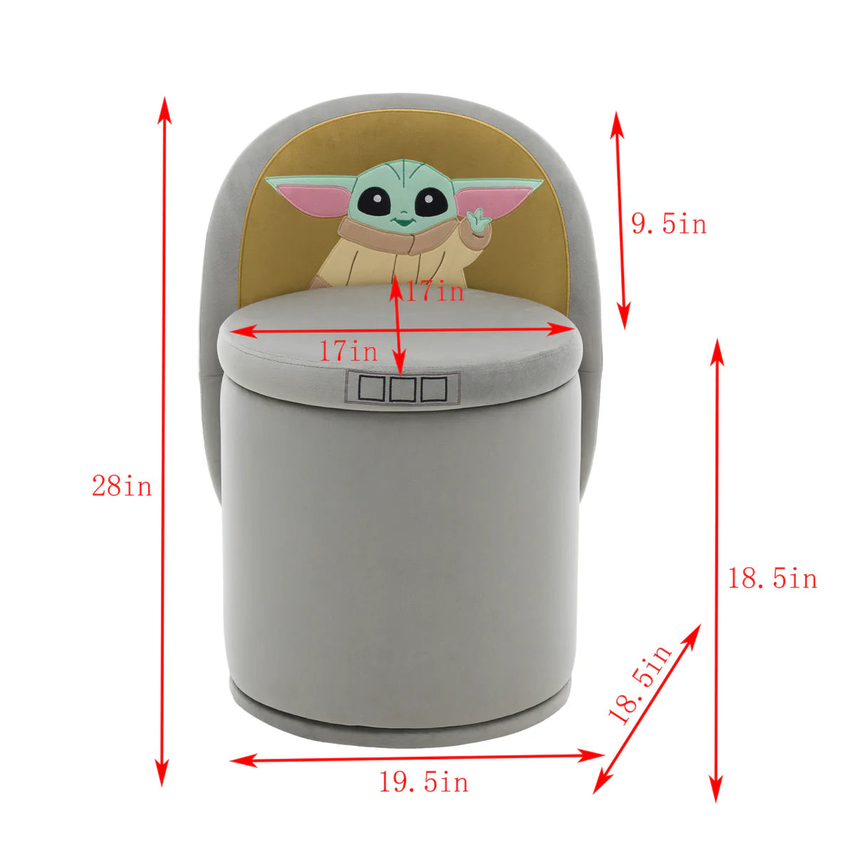 Silla de tocador giratoria Keroppi™