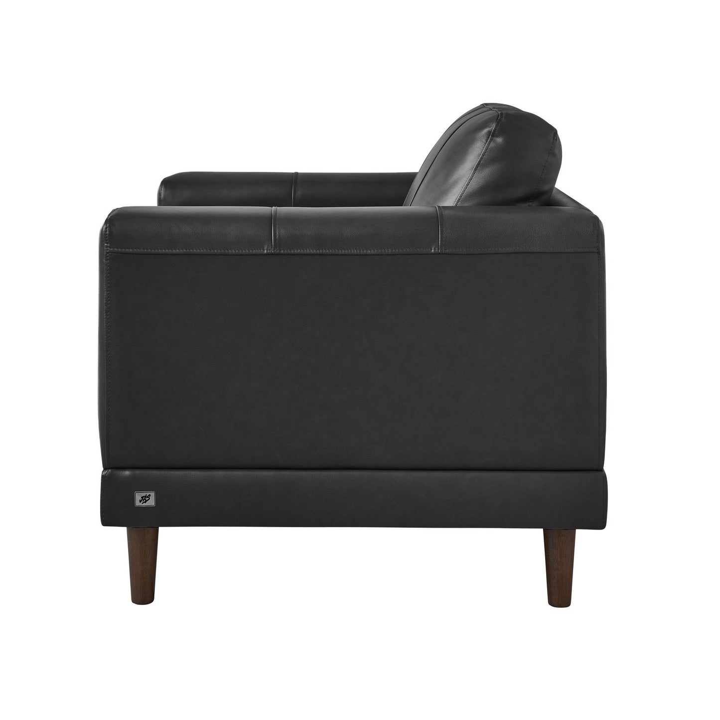 Hampton Chair in Fiero Charcoal (Top Grain / PVC)