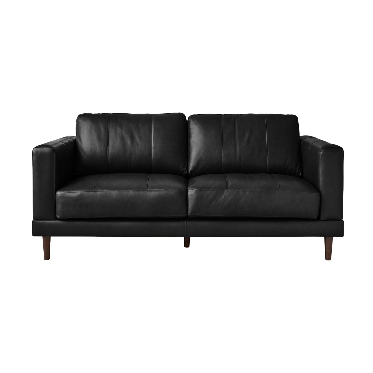 Hampton Loveseat In Fiero Black (Top Grain/PVC)