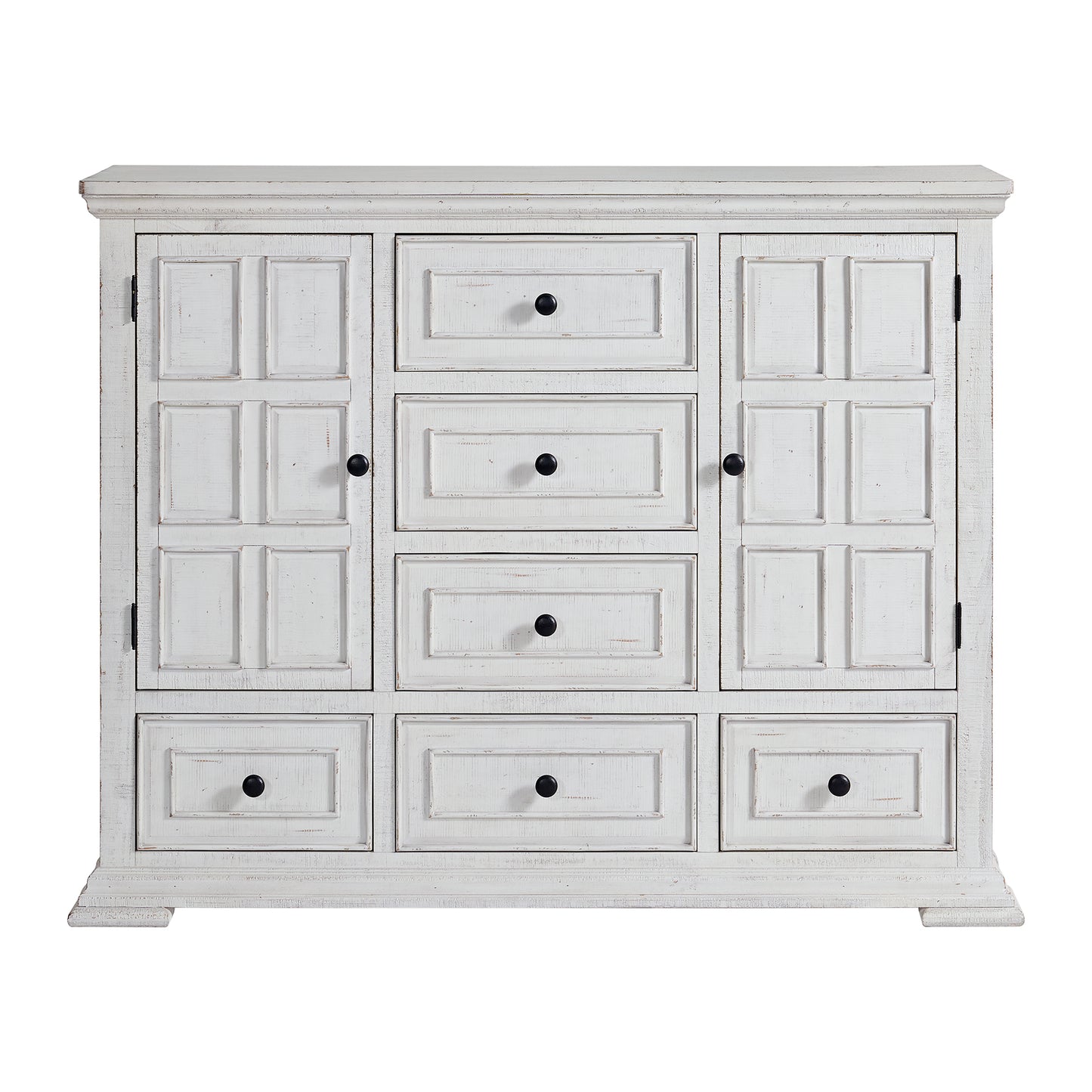 Heather 6-Drawer Dresser in Rustic White