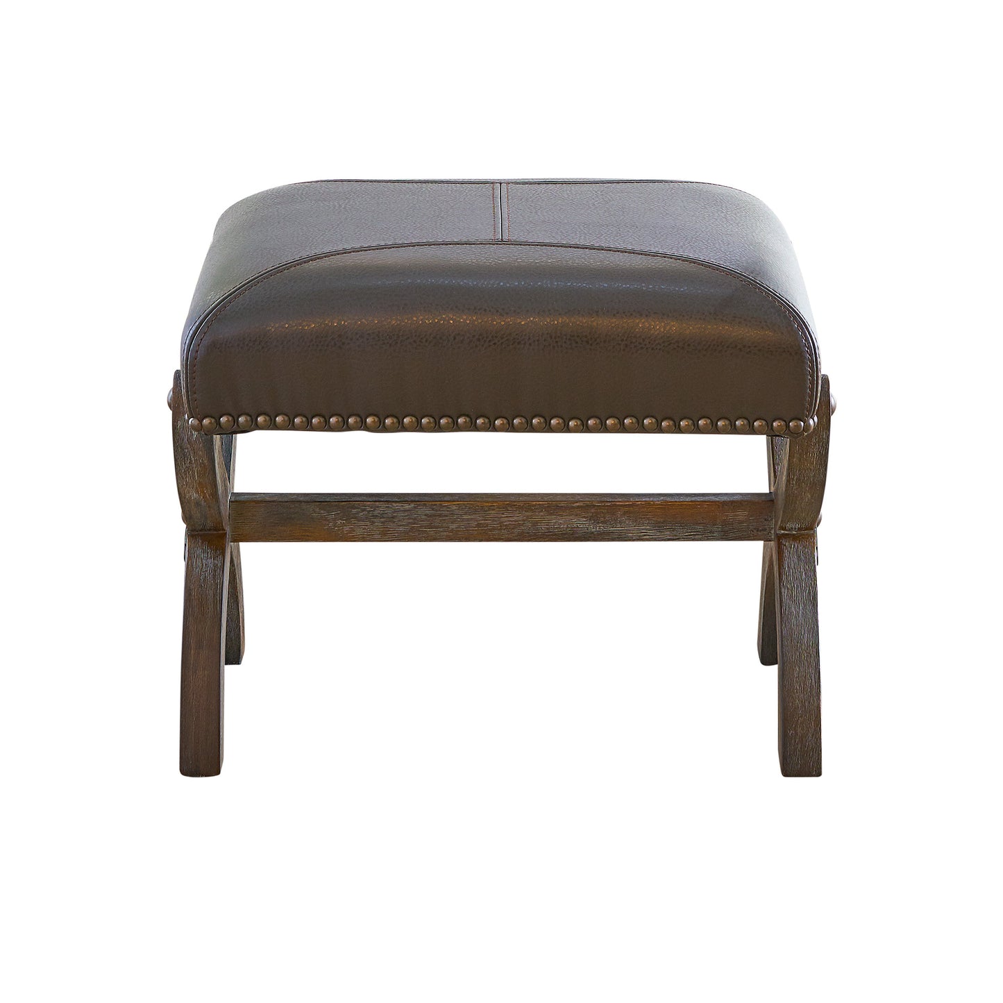 (L820) Hunter Chair & Ottoman- Brown