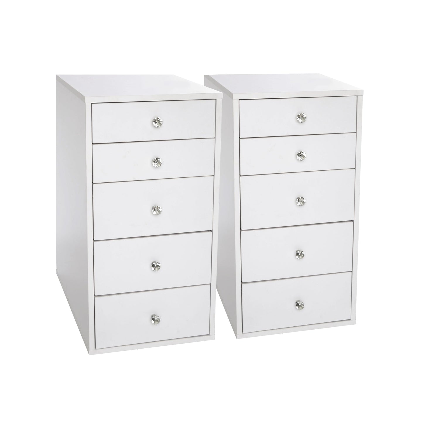 SlayStation® 5-Drawer Makeup Vanity Storage Unit (Pair)