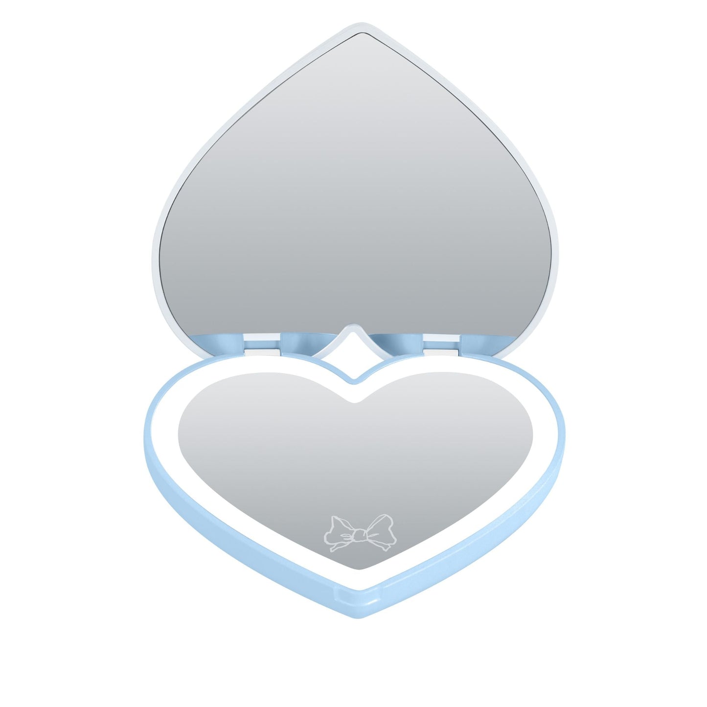 Peanuts™ Snoopy Heart Bow LED Compact Mirror