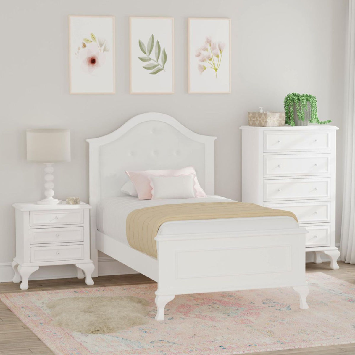 Jesse Twin Panel 3Pc Bedroom Set