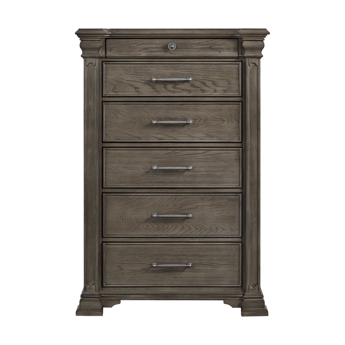 Kings Court 6-Drawer Chest in Grey