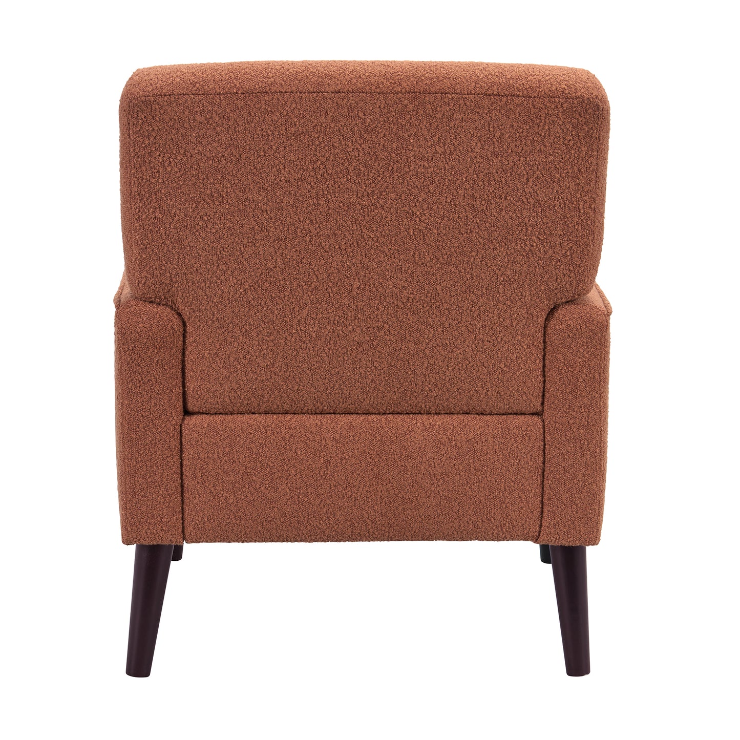 Kiwi Chair in 8077 Boucle Orange & Espresso