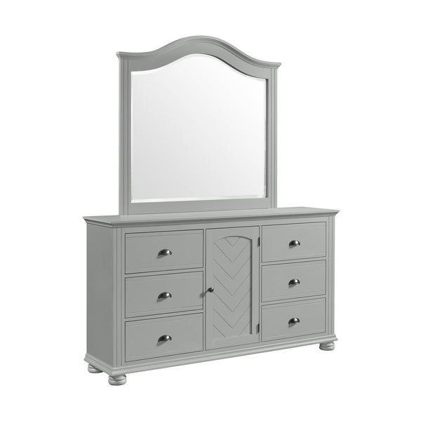 Kona Dresser And Mirror Set In Grey