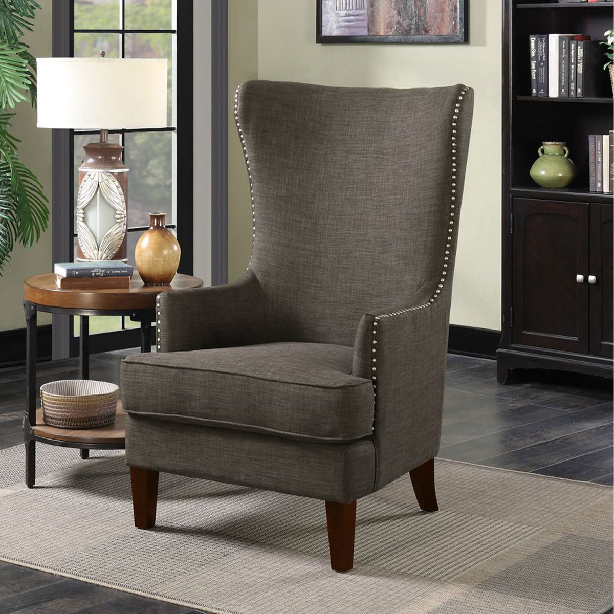 Kori 724 Chair W/Chrome Nails Heirloom Charcoal