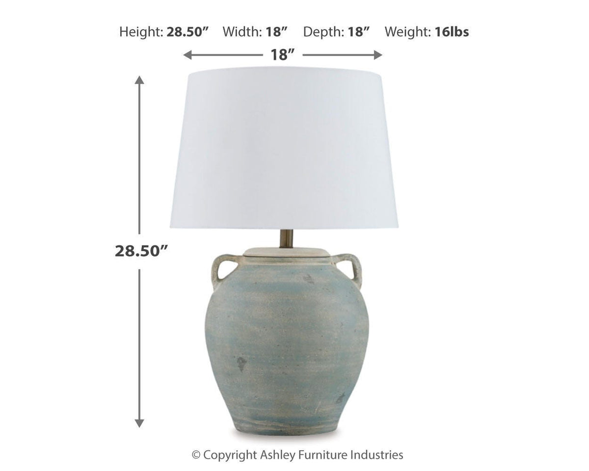 Shawburg Terracotta Table Lamp (1/CN)