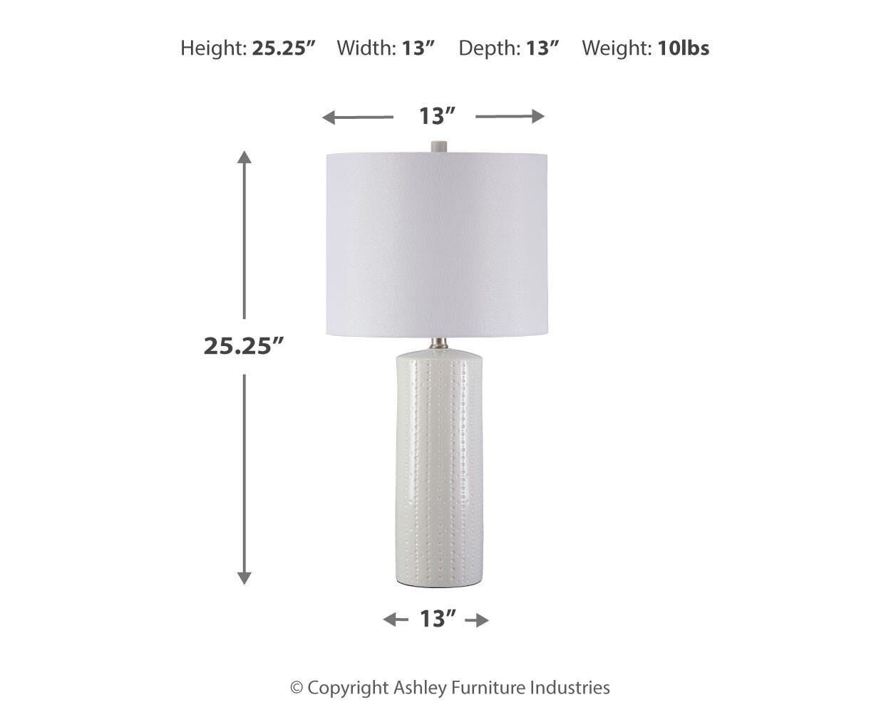 Steuben Ceramic Table Lamp (Set of 2)