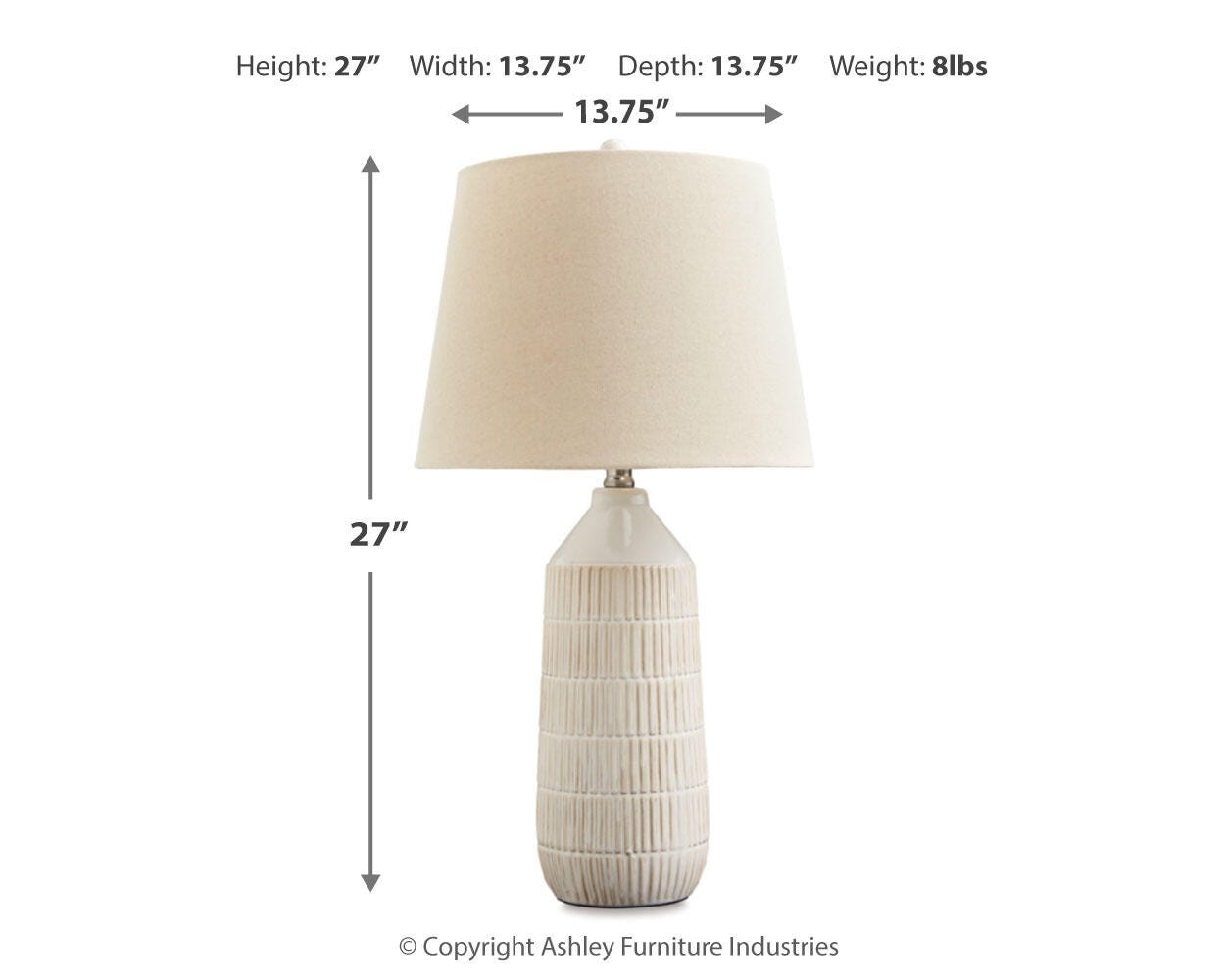 Willport Ceramic Table Lamp (Set of 2)