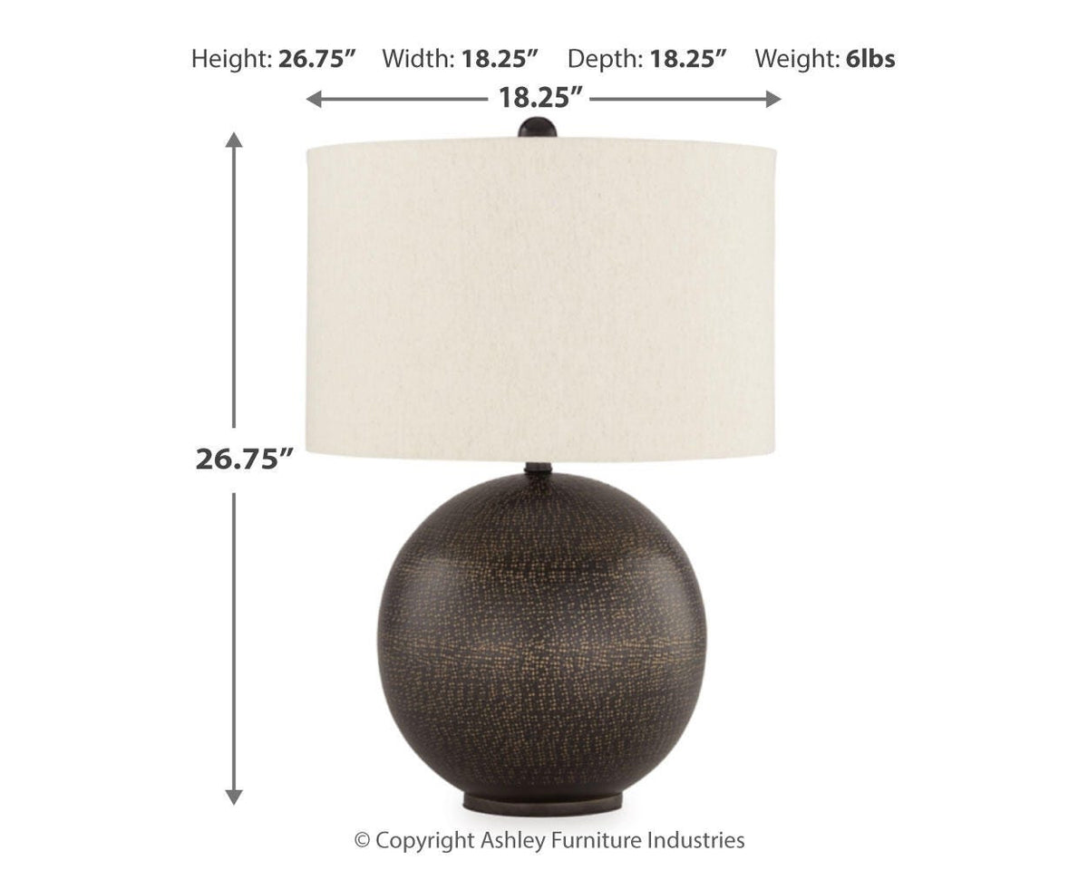 Hambell Metal Table Lamp (1/CN)