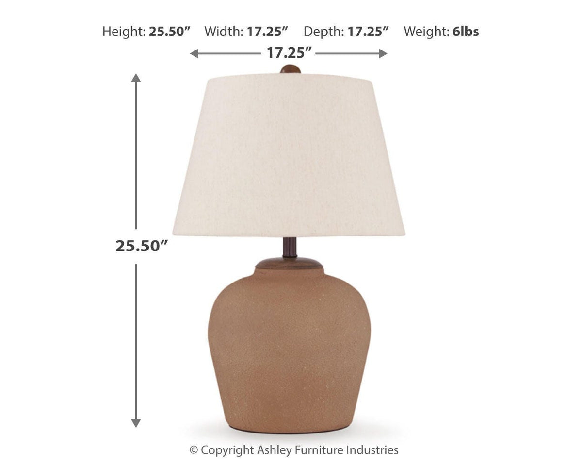 Scantor Metal Table Lamp (1/CN)
