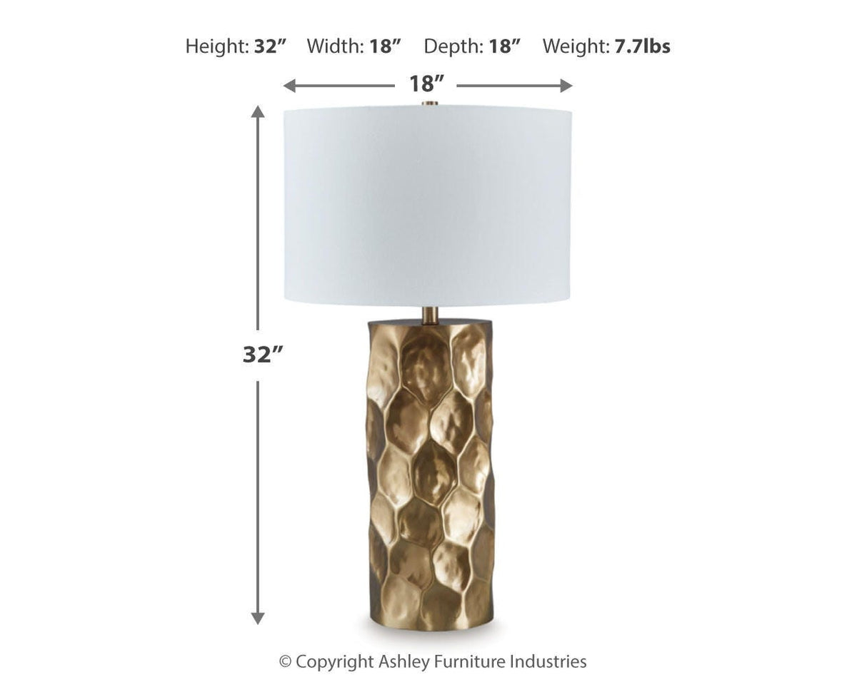 Marshawn Metal Table Lamp (1/CN)