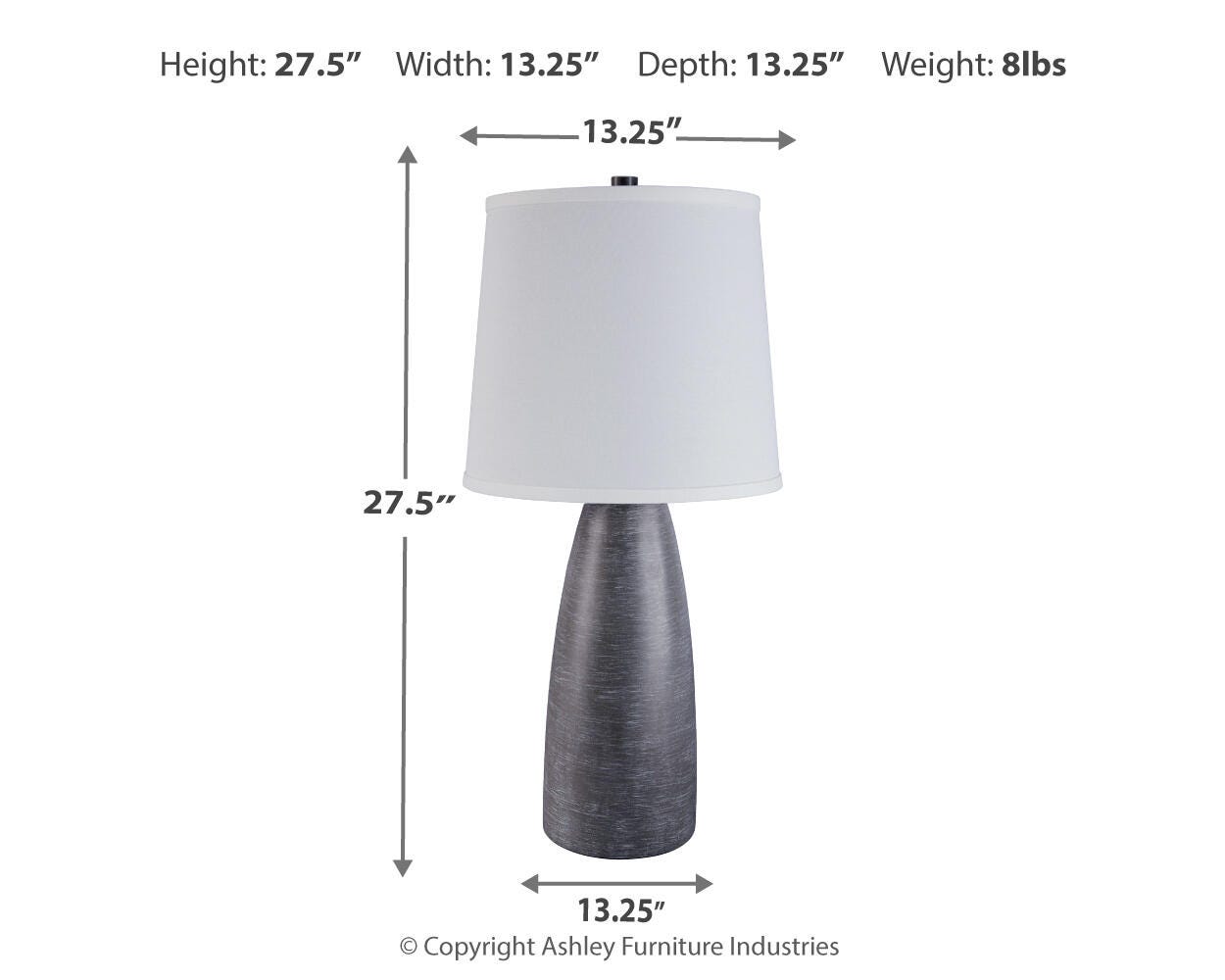 Shavontae Poly Table Lamp (Set of 2)