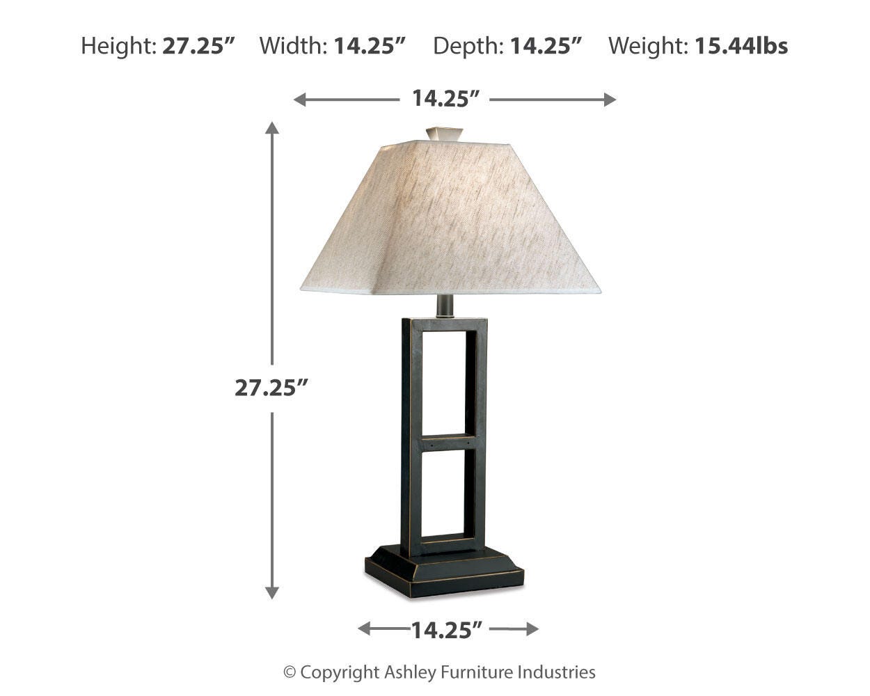 Deidra Metal Table Lamp (Set of 2)