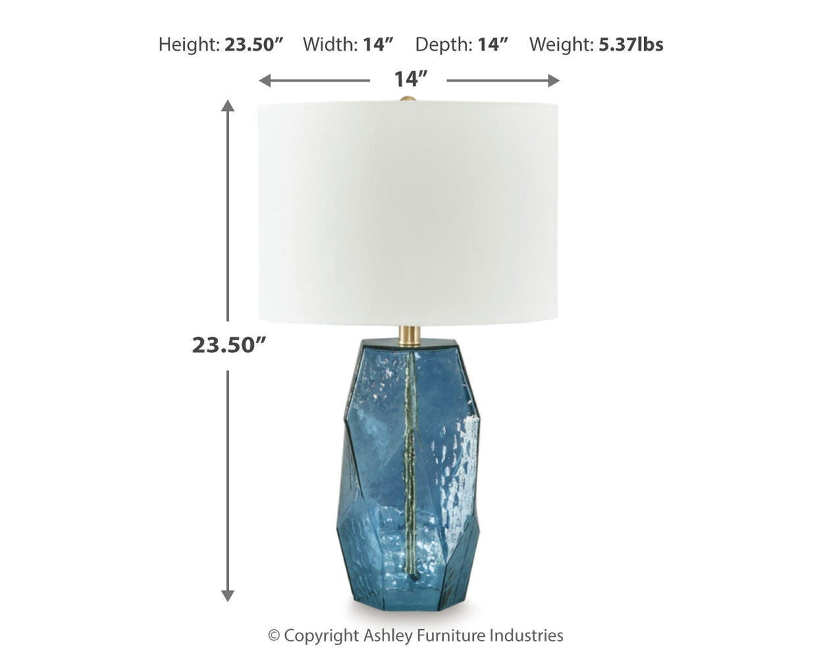 Tallow Glass Table Lamp (1/CN)