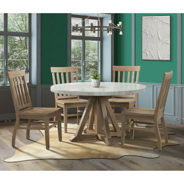 Lakeview Round 5Pc Dining Set-Table & Four Chairs