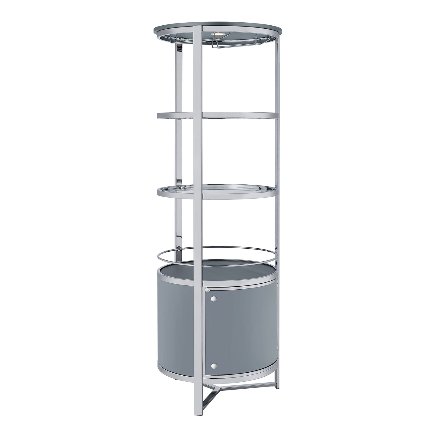 Lalia Wine Rack with LED in Grey