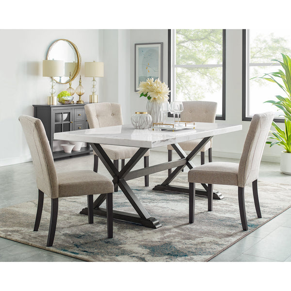 Lexi 5Pc Dining Set-Table & Four Chairs