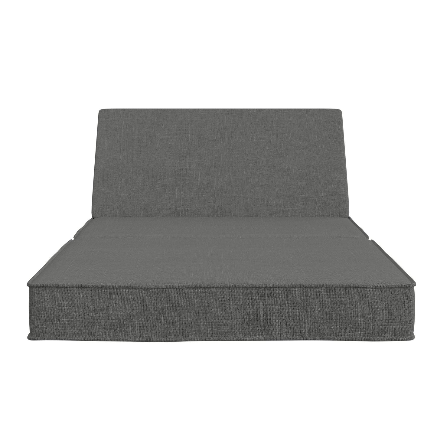 Lofty Convertible Soft Seating 2PC Set in Coastal Graphite