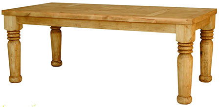 Mesa de comedor ranchera