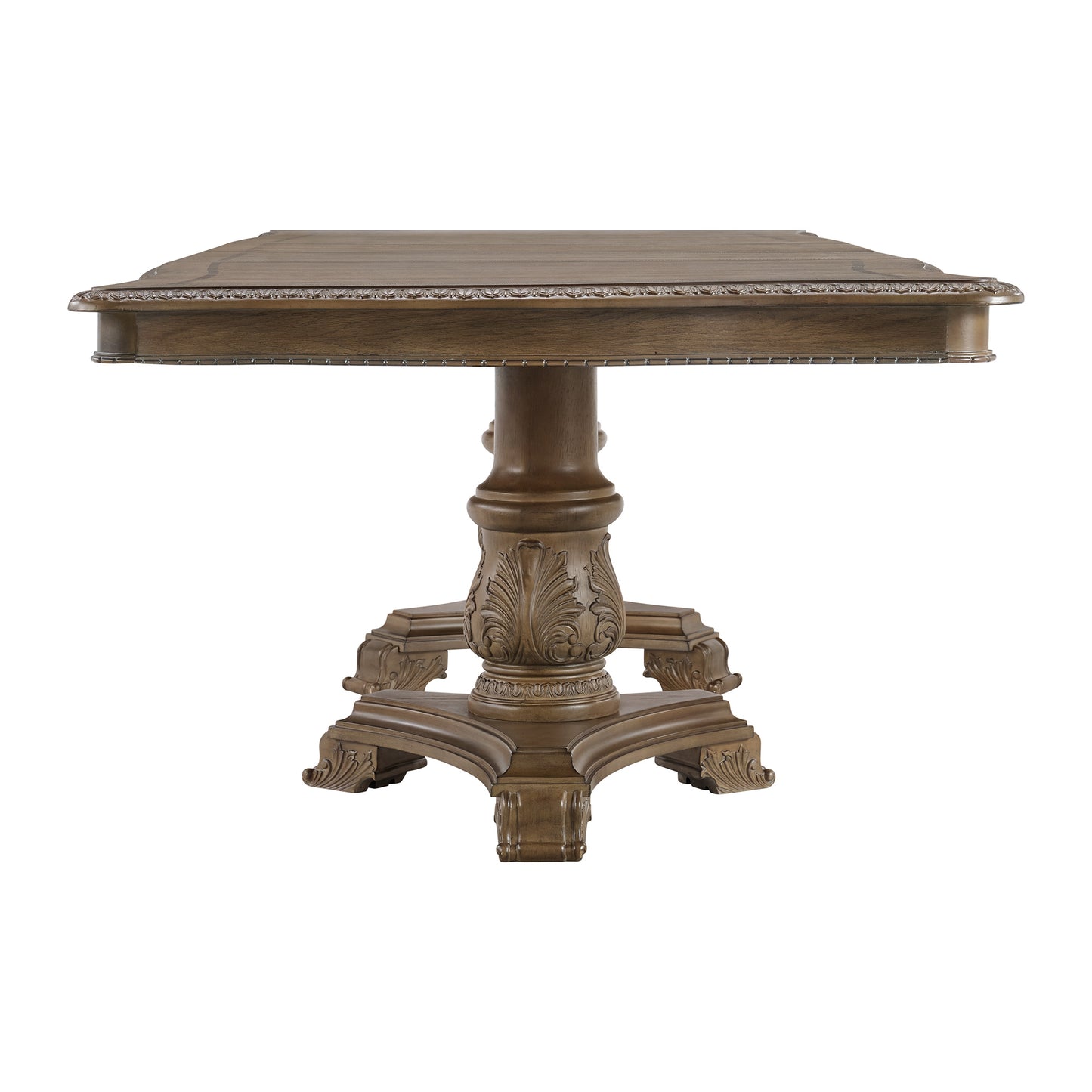 Madison Park Rectangular Dining Table with 2 18" Leaves in Walnut