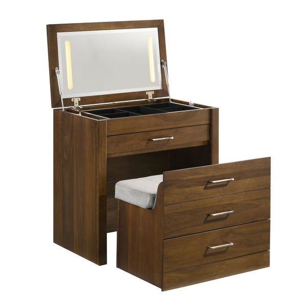 Malibu Dressing Table In Walnut