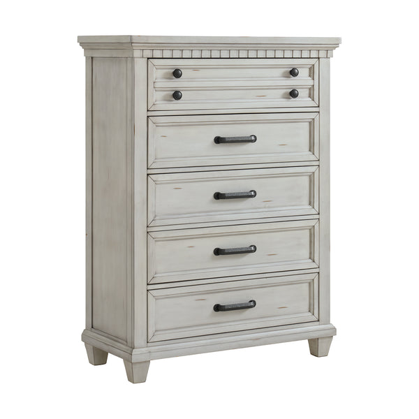Mccoy 5-Drawer Chest In Antique White