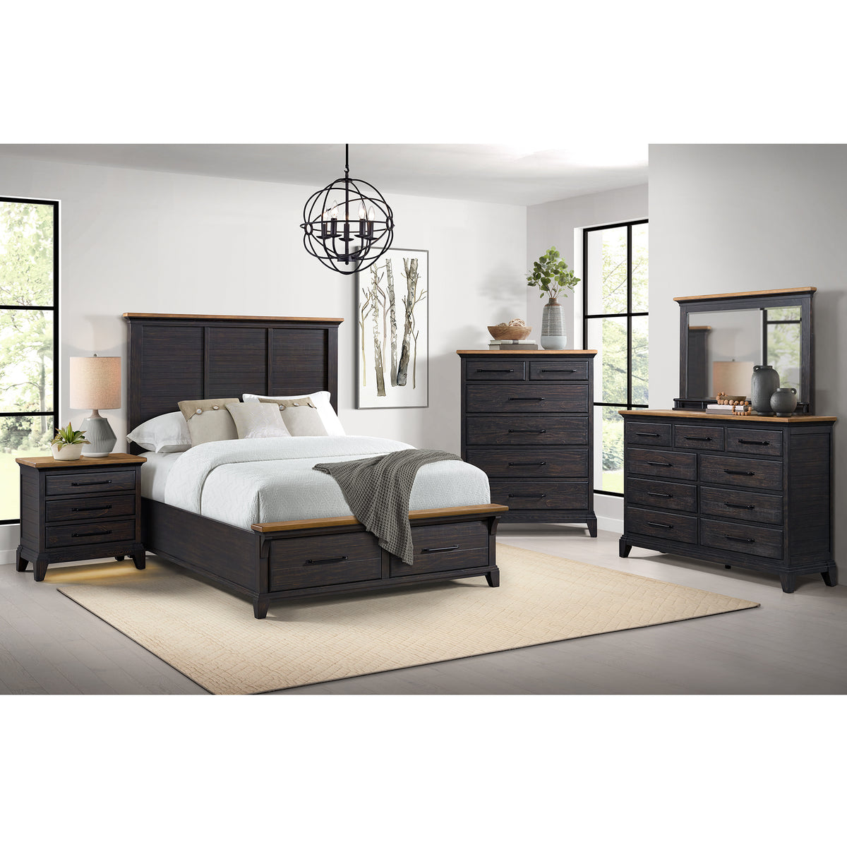 Montrose Chest In Espresso & Brown