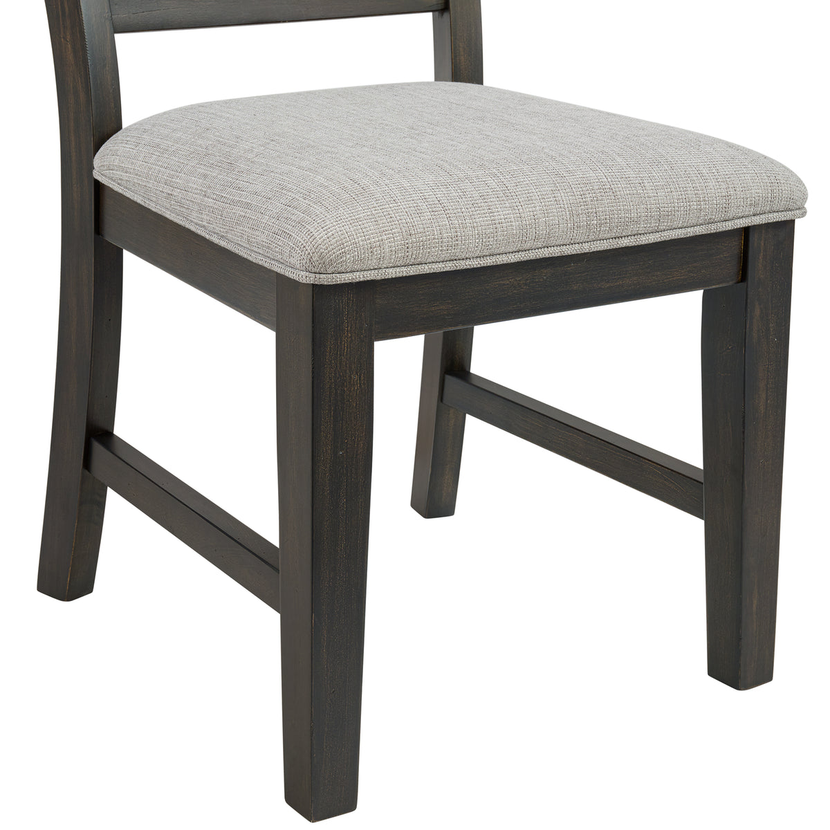 Montrose 5PC Standard Height Dining Set in Espresso and Brown-Table and Four Chairs