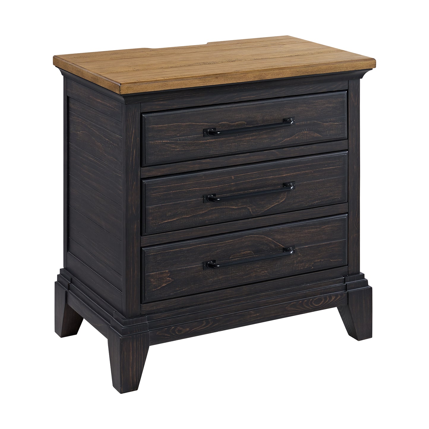 Montrose Queen Storage 3PC Bedroom Set in Espresso & Brown