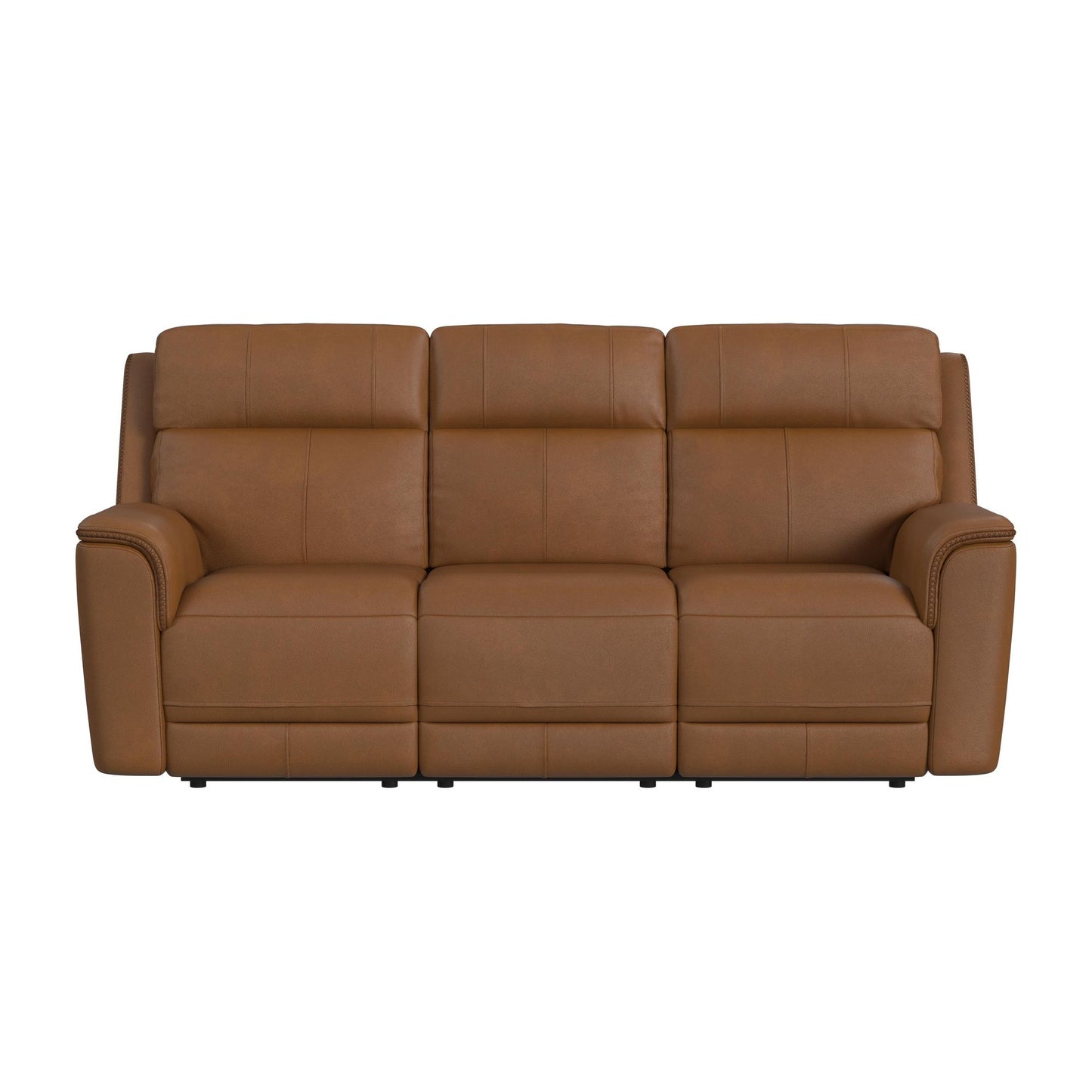 Mustang P3 Sofa with DDT, Wireless Charger in Aline Butternut