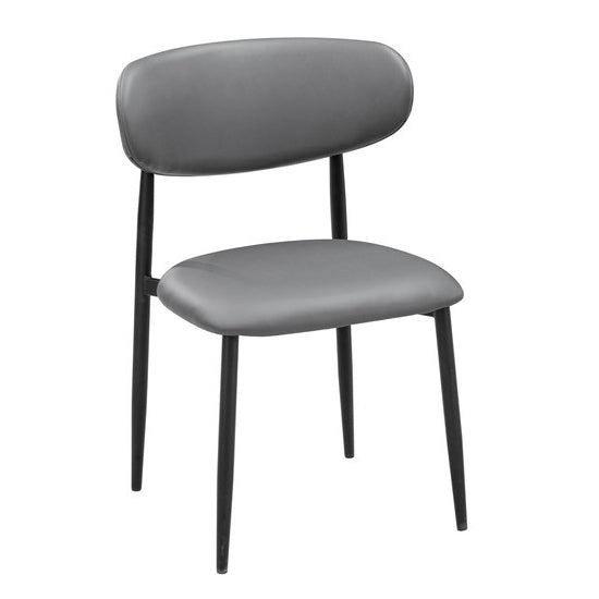 Lily Chair Mushroom/Charcoal (Set of 2)
