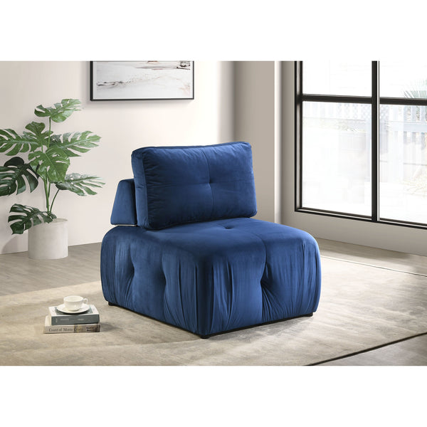 Nahla Modular Chair In Marine Dark Blue