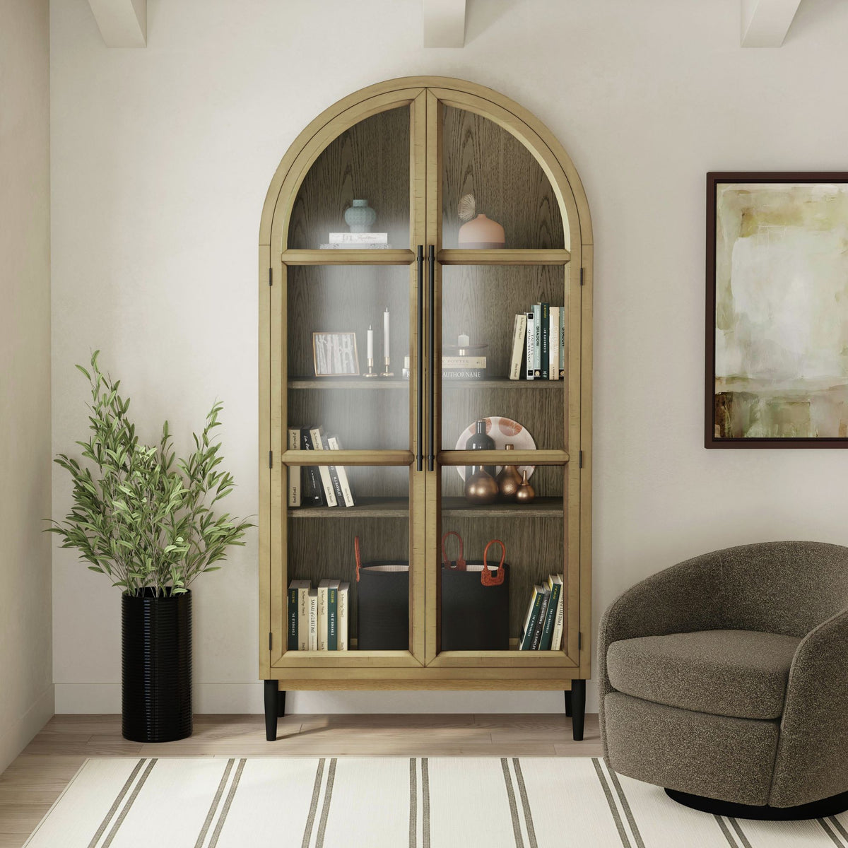 Orion Oriw Bookcase In Weathered Oak
