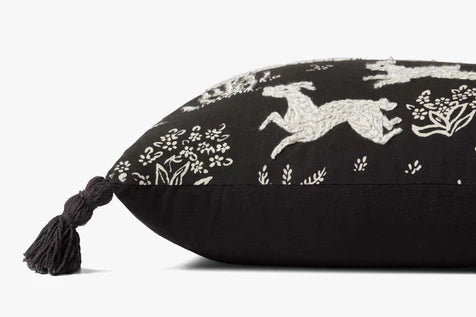 Loloi Pillows PLL0027 Black / Ivory