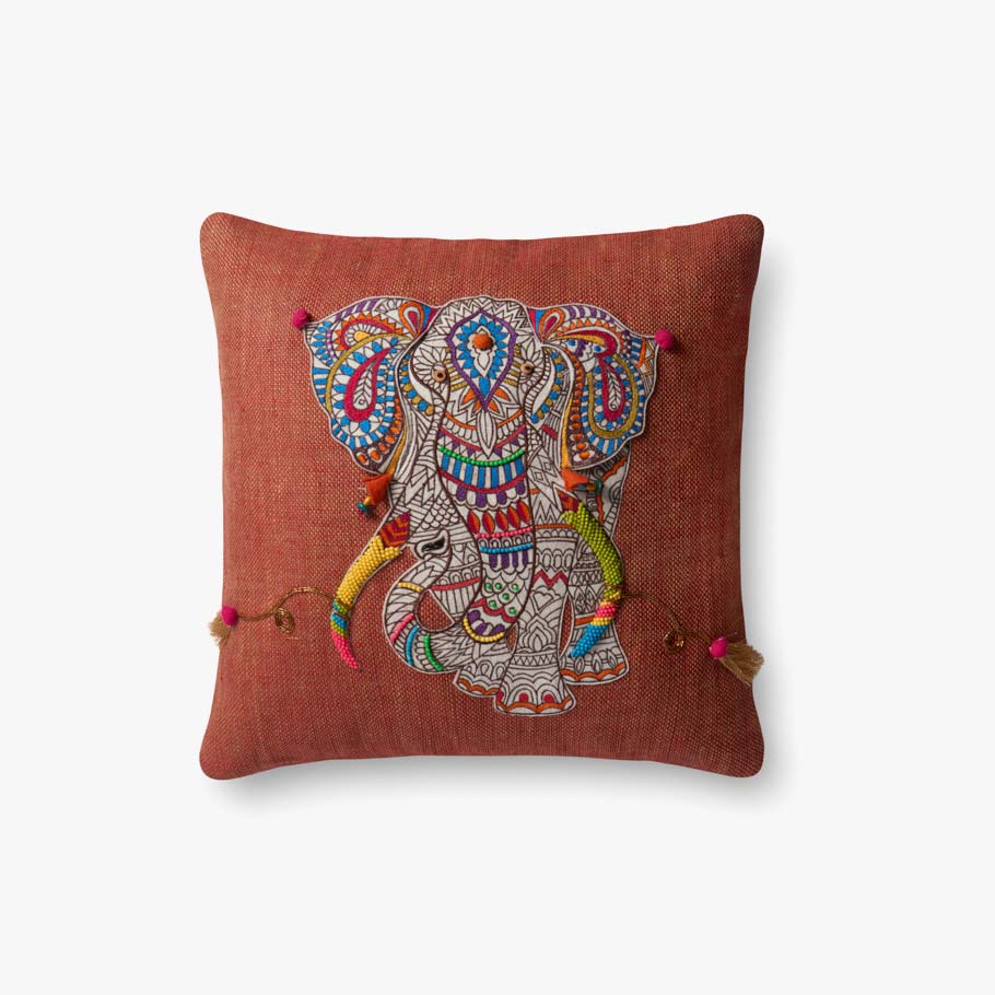 Loloi Pillows P0492 Rust / Multi