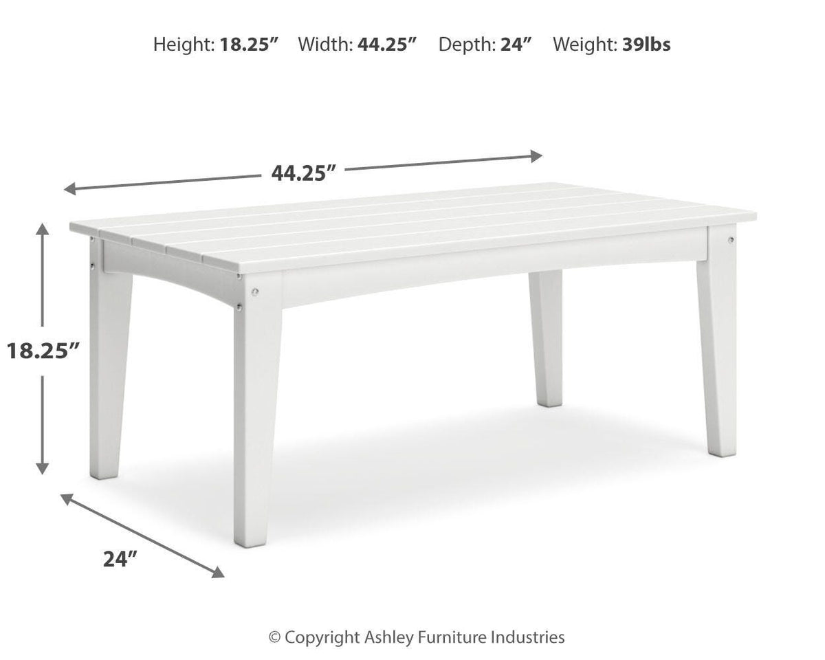 Hyland Wave Rectangular Cocktail Table
